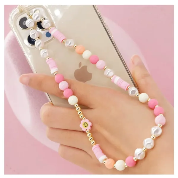 beaded phone lanyard wrist 2