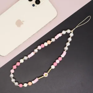 beaded phone lanyard wrist 4