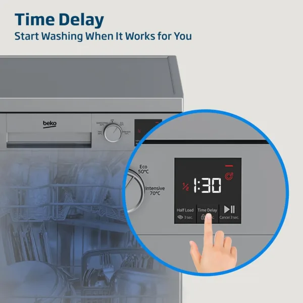 beko dishwasher silver 7