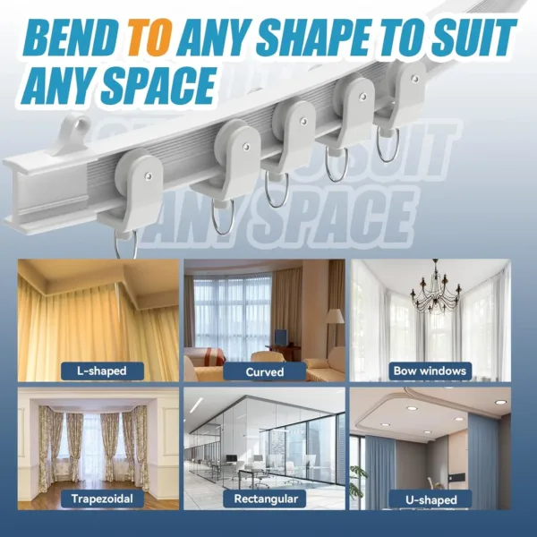 bendable curtain track 6