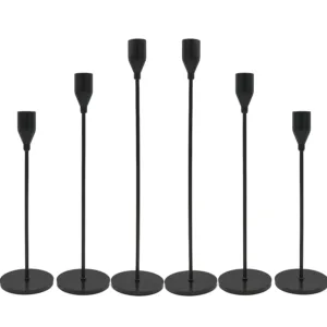 black candle holders 1