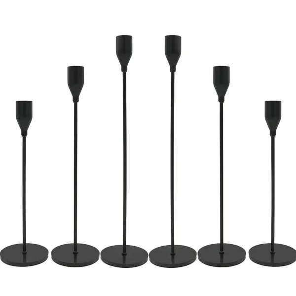 black candle holders 1