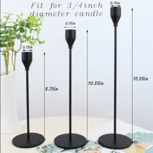 black candle holders 4