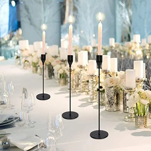 black candle holders 6