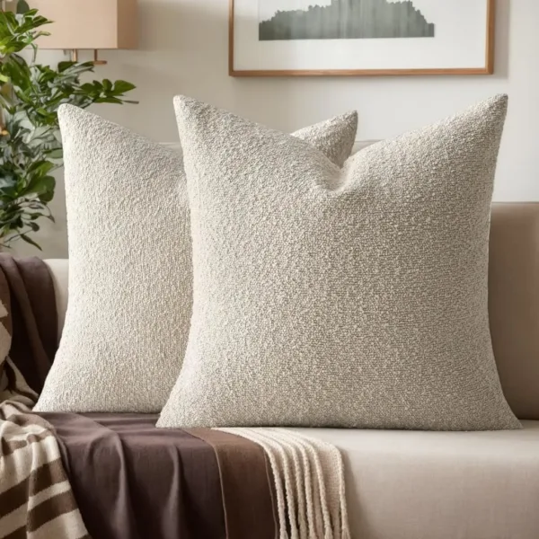 boucle pillow covers 7