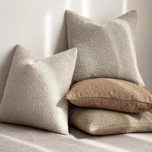 boucle throw pillow covers 4