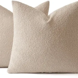 boucle throw pillow covers 5