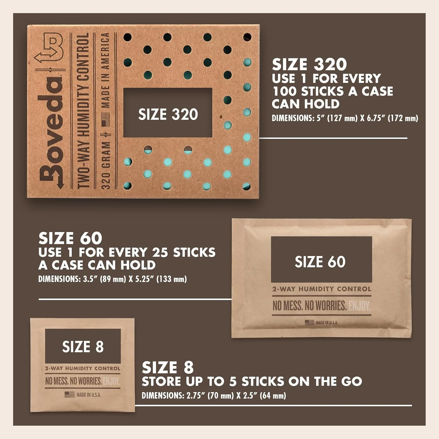 boveda humidity control pack 5