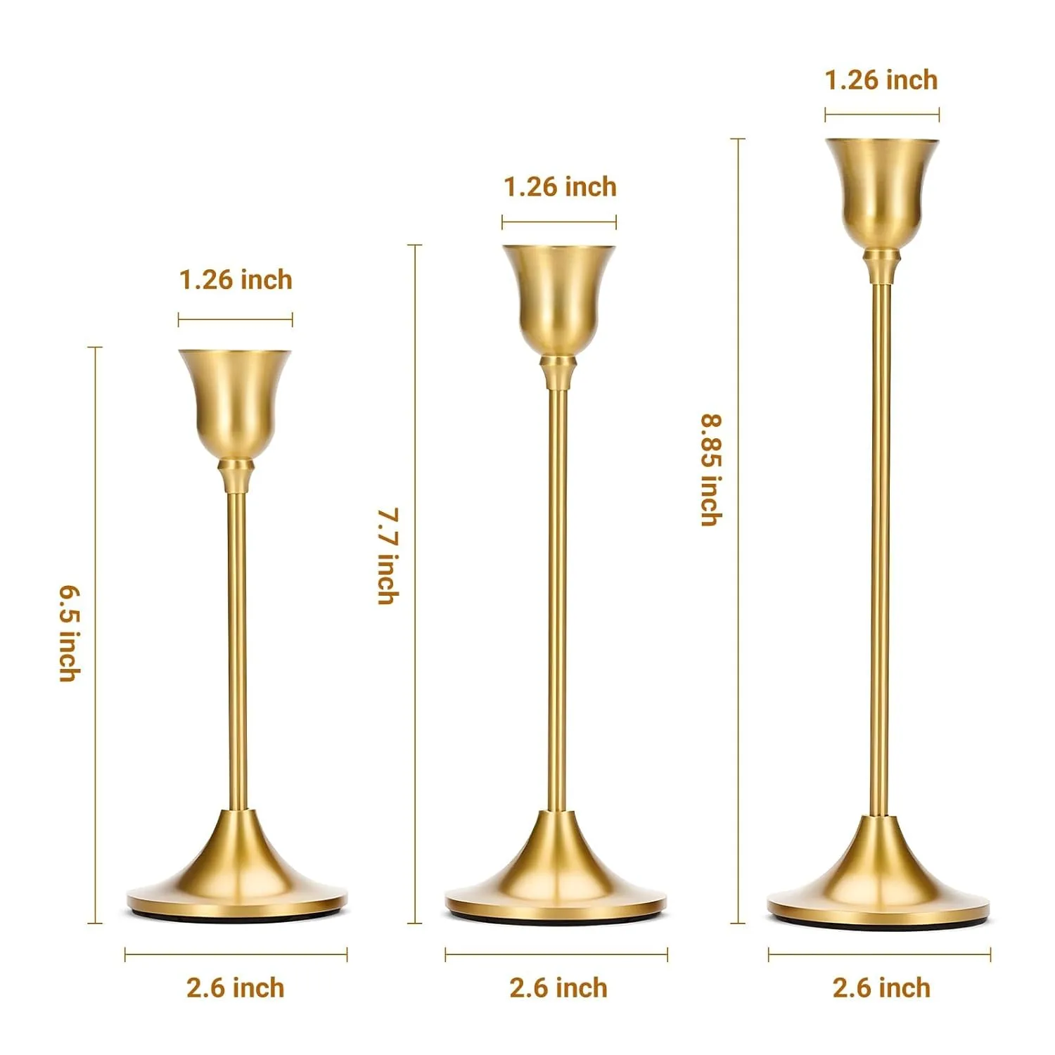 brass gold candle holder 3