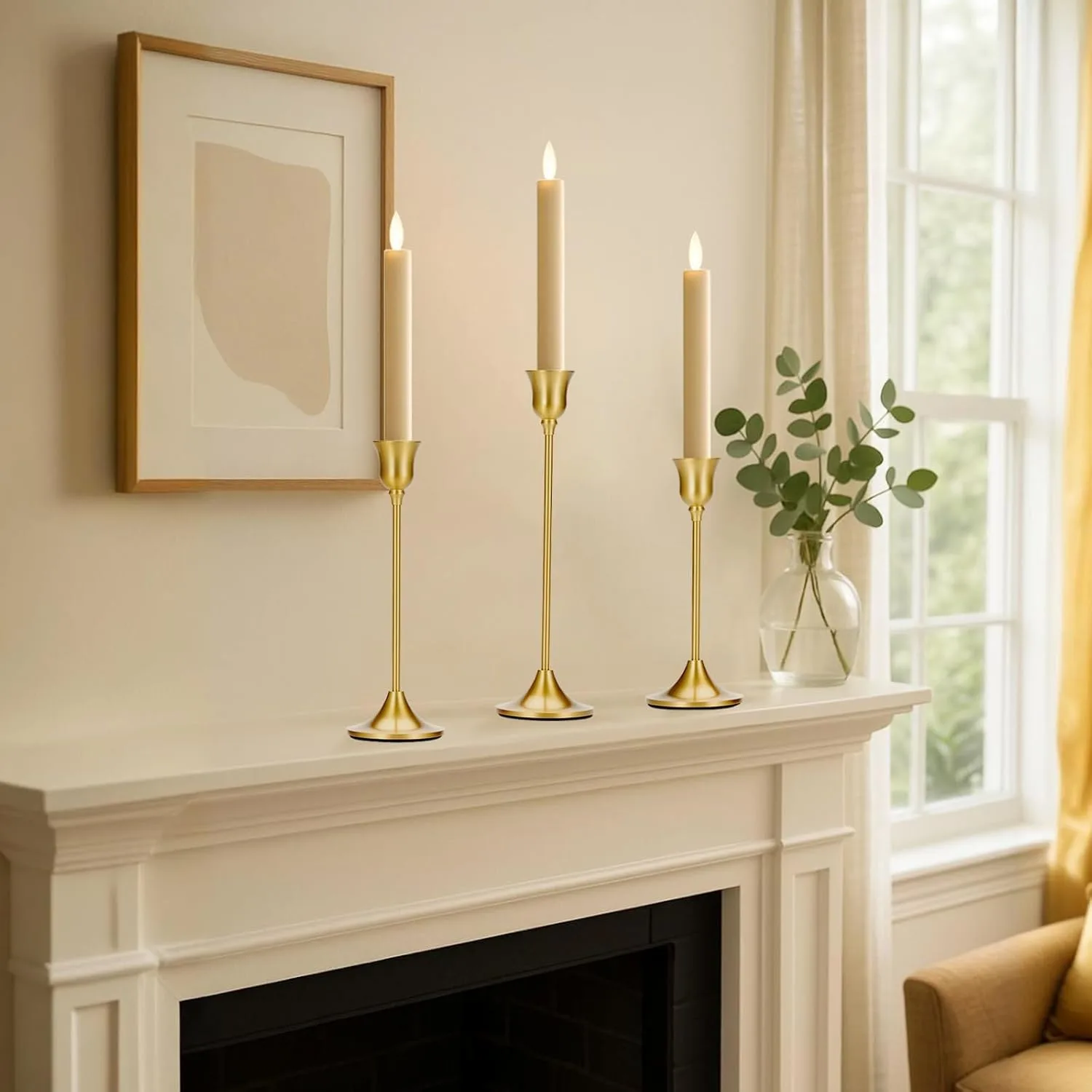 brass gold candle holder 7