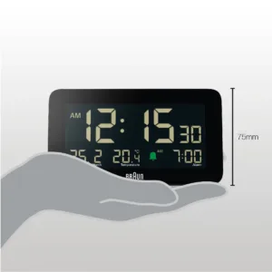 braun digital alarm clock 7