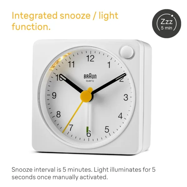 braun travel analogue clock 3