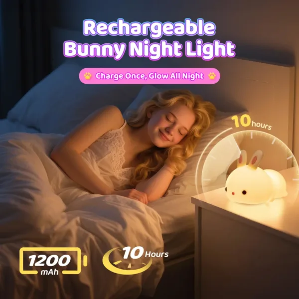 bunny night light kids 5