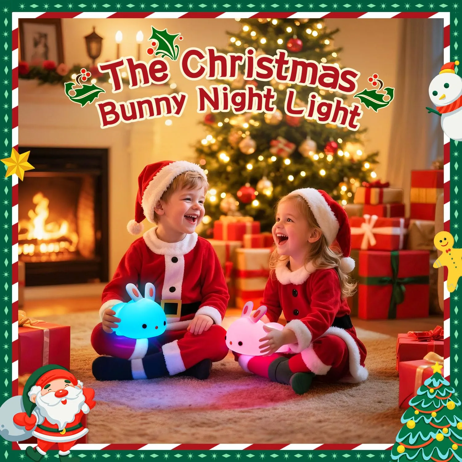 bunny night light kids 6