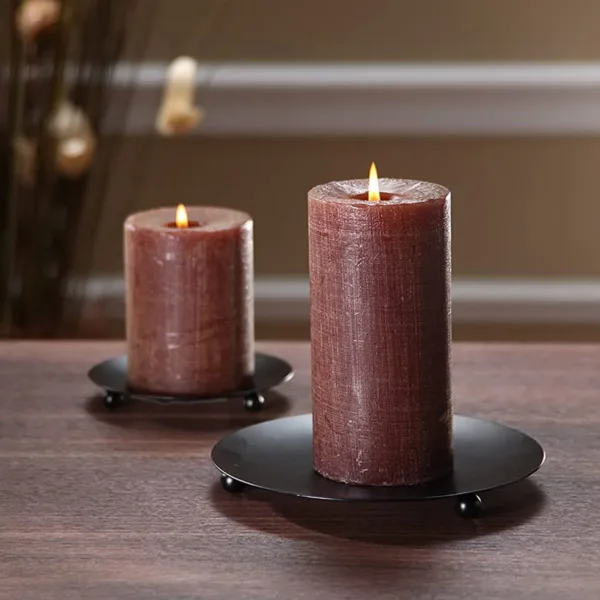 candle holder iron plate 4