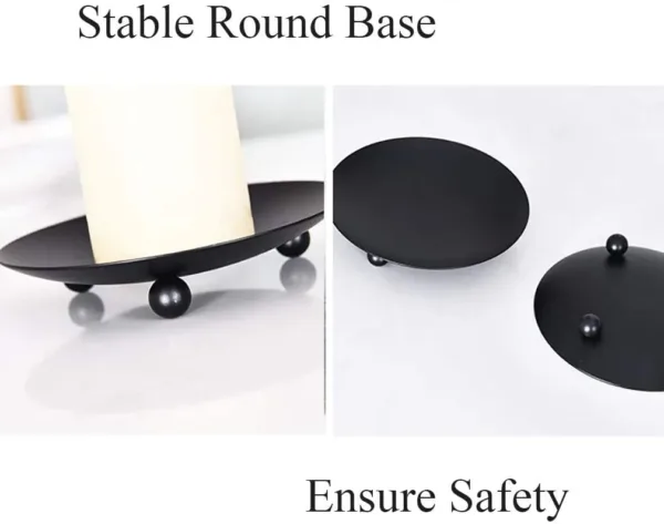 candle holder iron plate 6