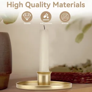 candle holder metal taper 2