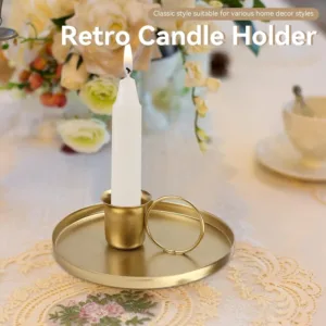 candle holder metal taper 3