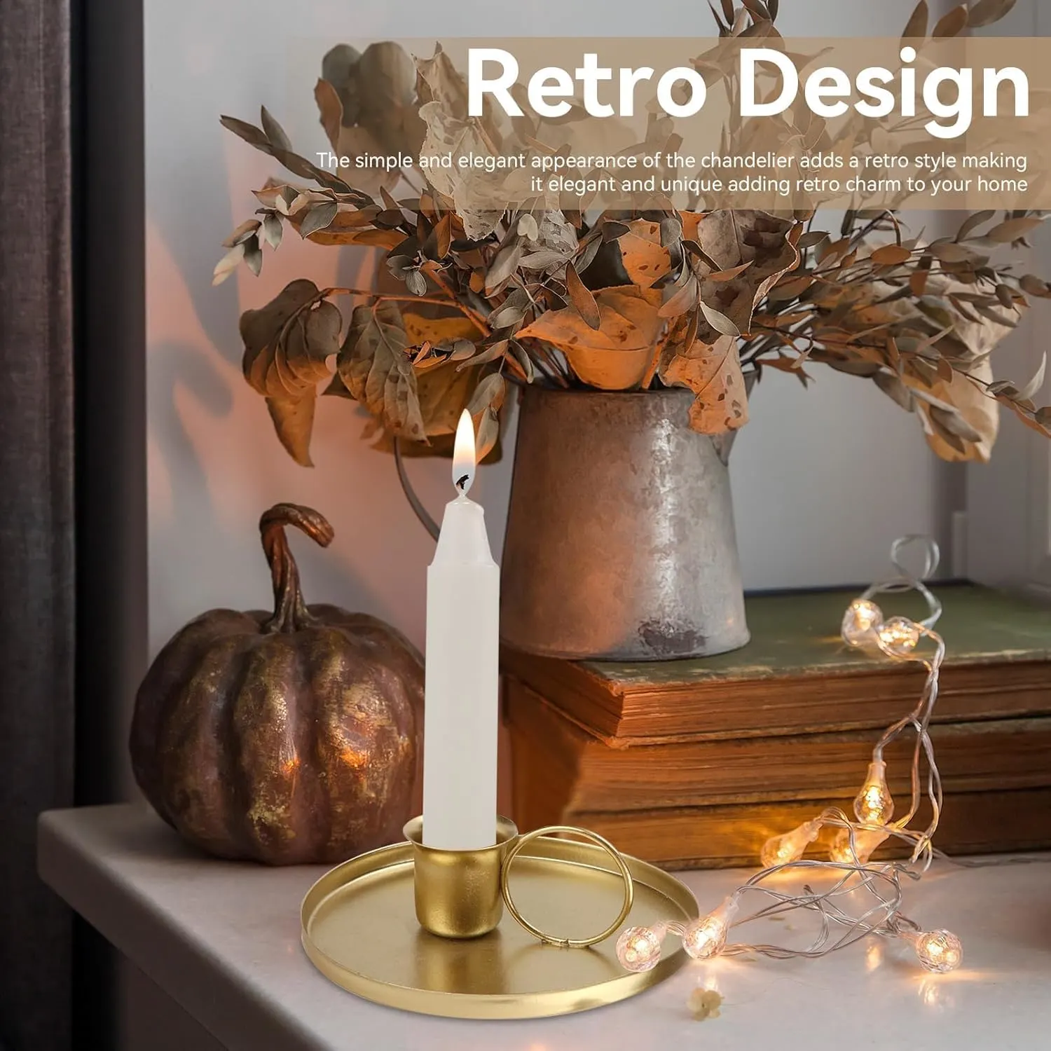 candle holder metal taper 4