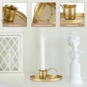 candle holder metal taper 5