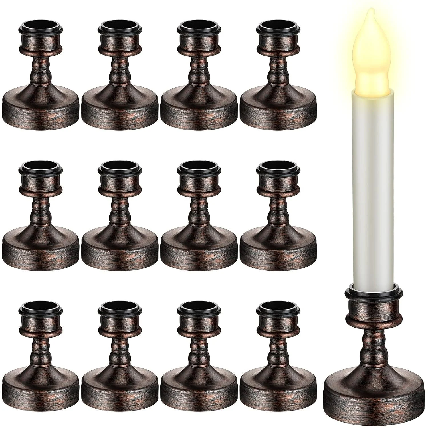 candle holders black 1
