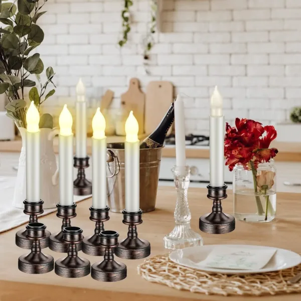 candle holders black 5