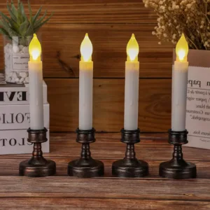 candle holders black 6