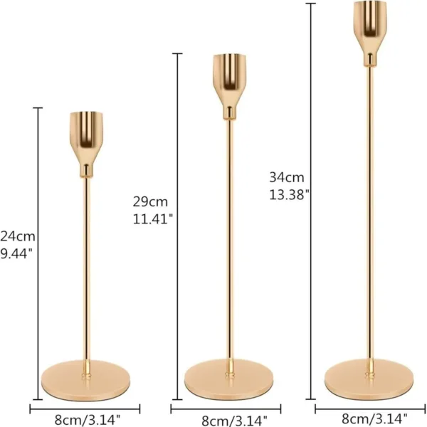 candle holders set 3