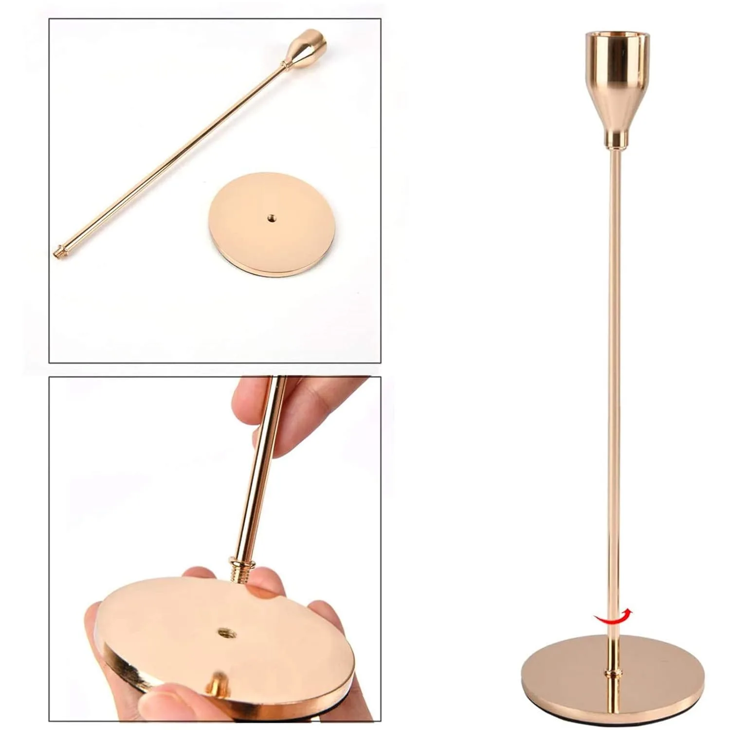 candle holders set 4