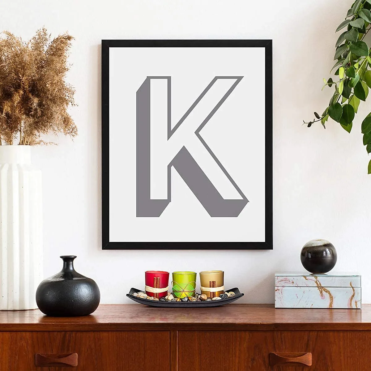 candle holders tray decor 2