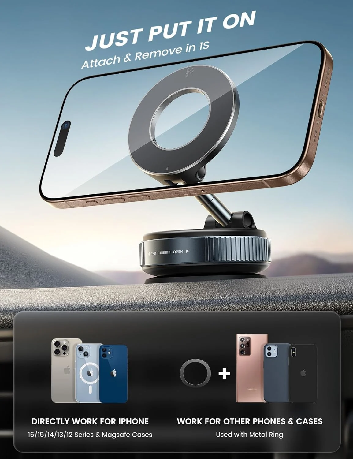 car phone holder magnetic 6