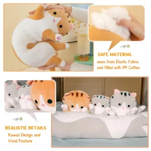 cat plush pillow 6