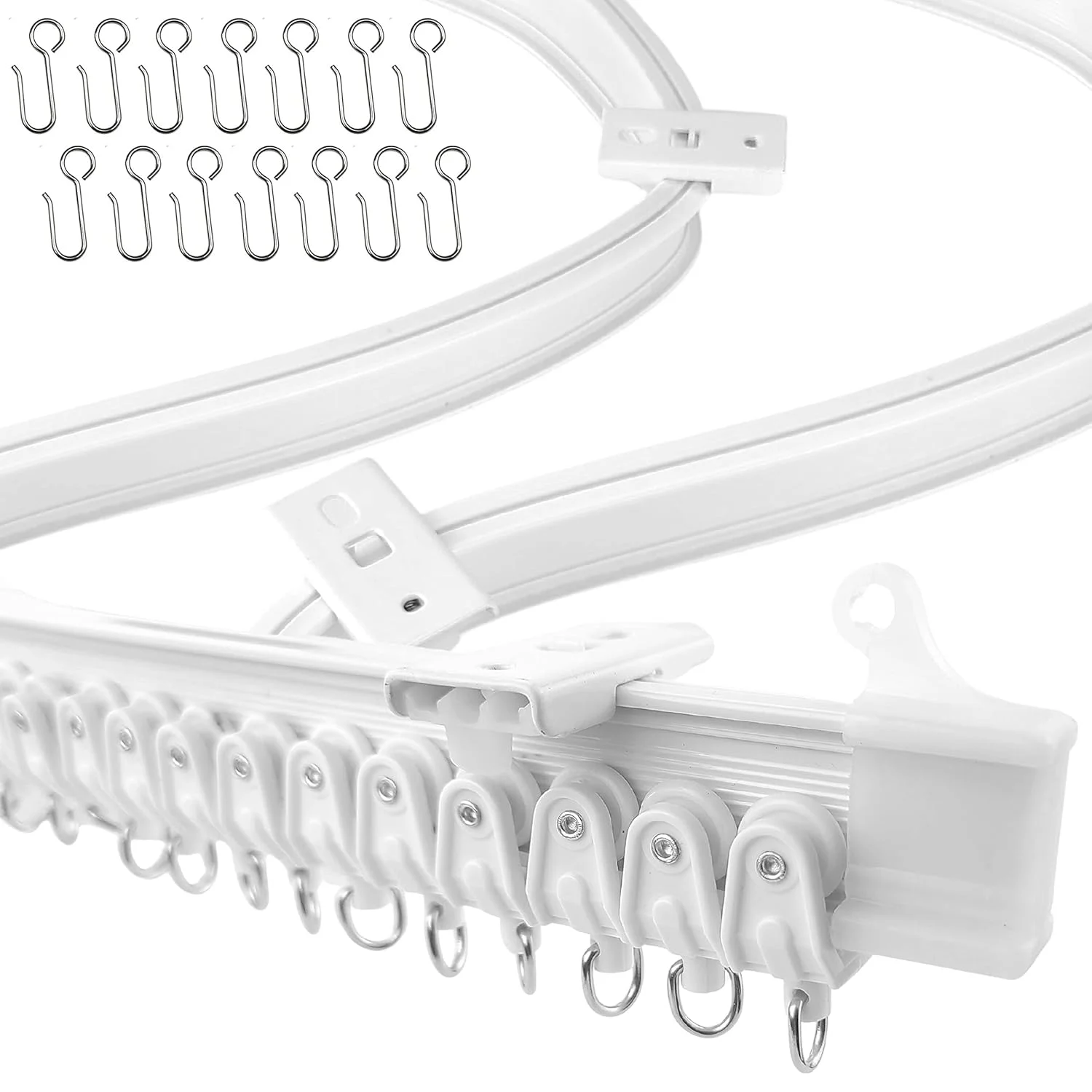 ceiling curtain track room 1