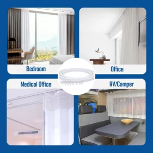 ceiling curtain track room 6