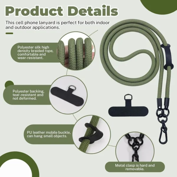 cell phone lanyard neck 4