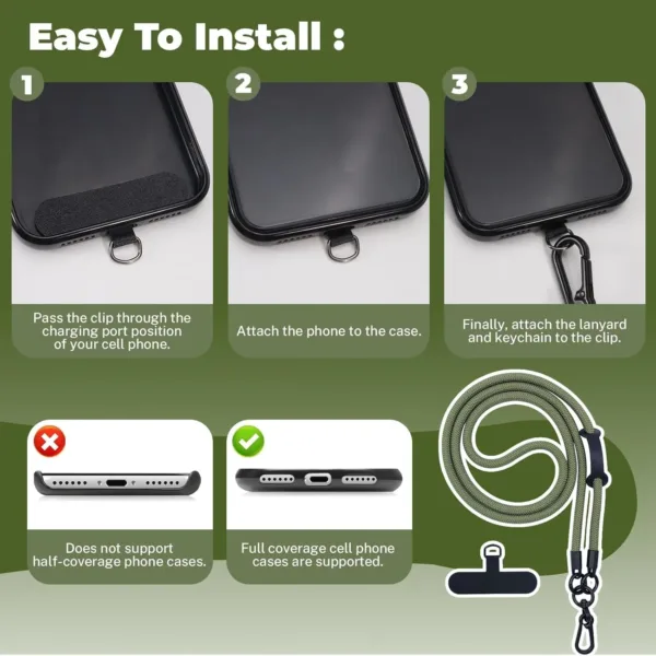 cell phone lanyard neck 6