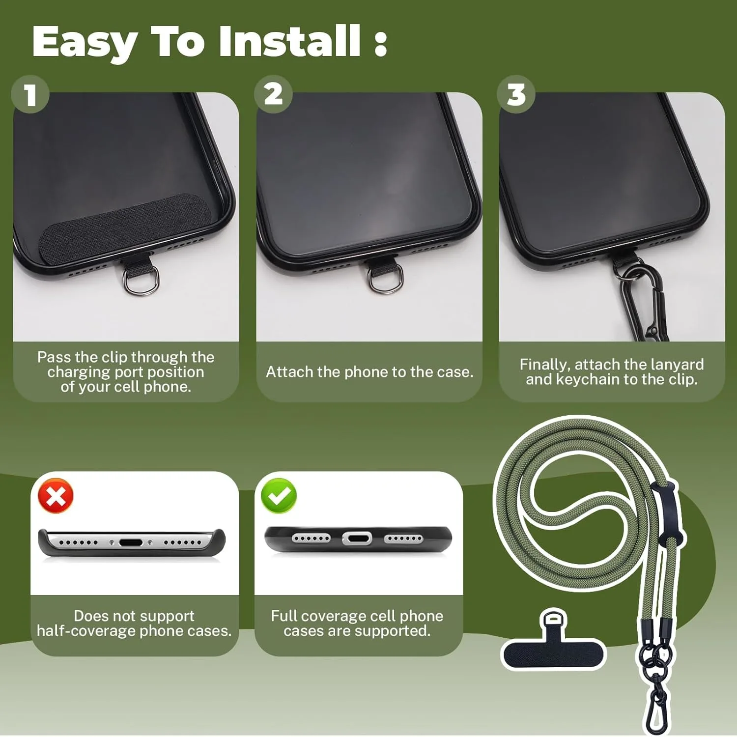 cell phone lanyard neck 6