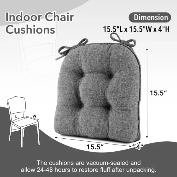 chair cushions set 6