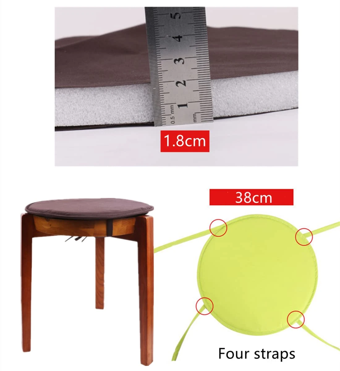 chair pads round seat 3