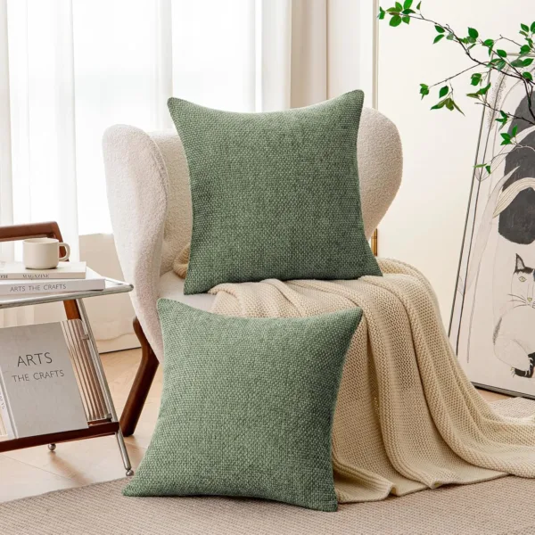 chenille throw pillow covers 2
