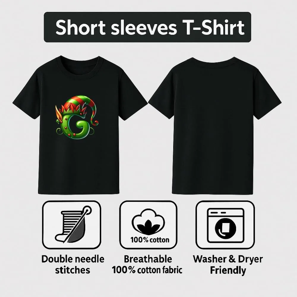 christmas alphabet kids tshirt 7