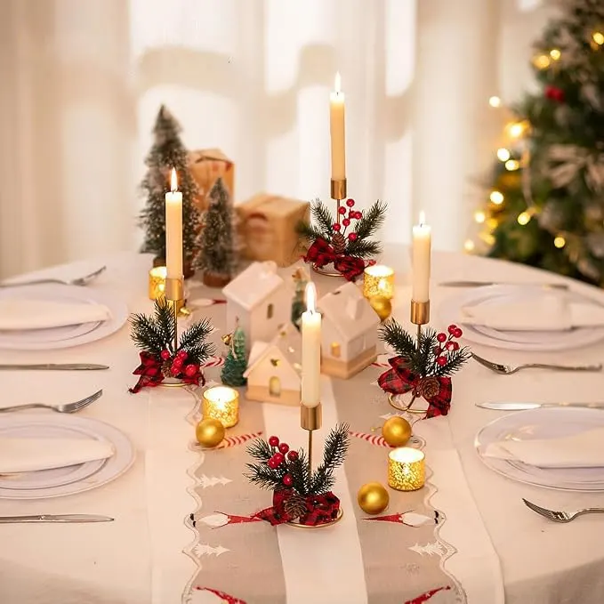 christmas candlestick holders 2