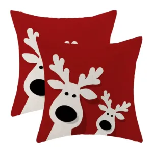 christmas pillow covers elk 1