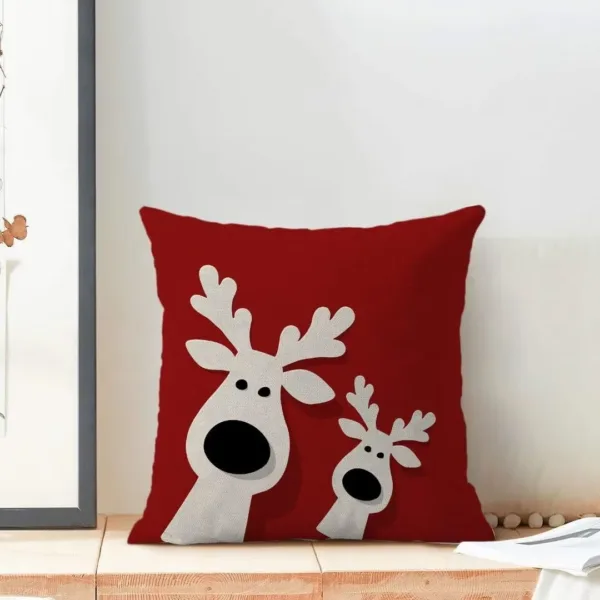 christmas pillow covers elk 3