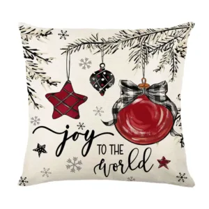 christmas pillow covers linen 5