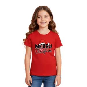 christmas tshirts girl kids 1