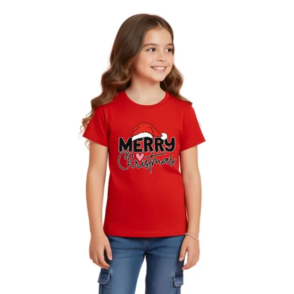 christmas tshirts girl kids 3