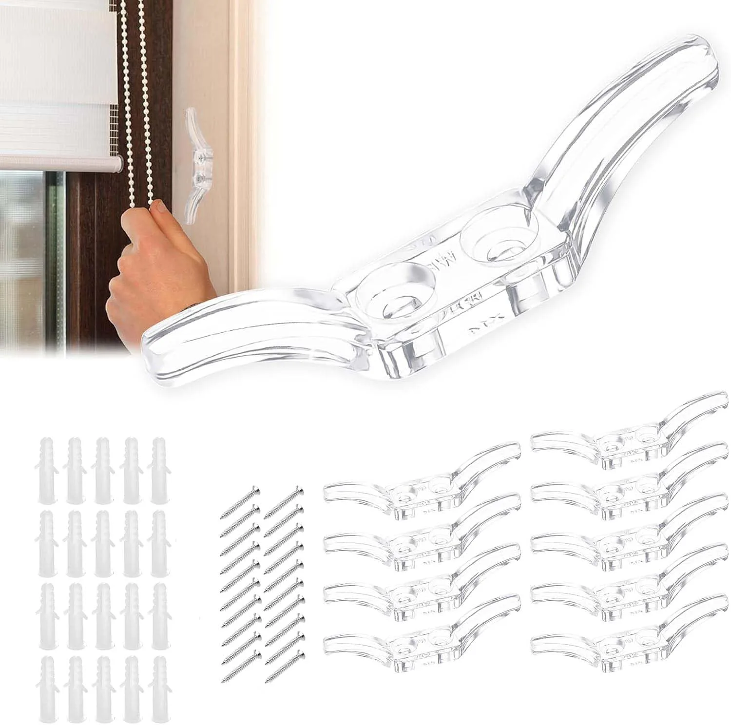 clear blind cord cleats 1