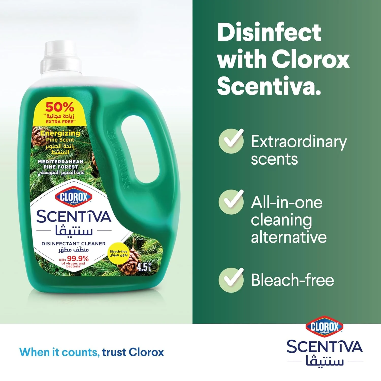 clorox floor cleaner pine 5