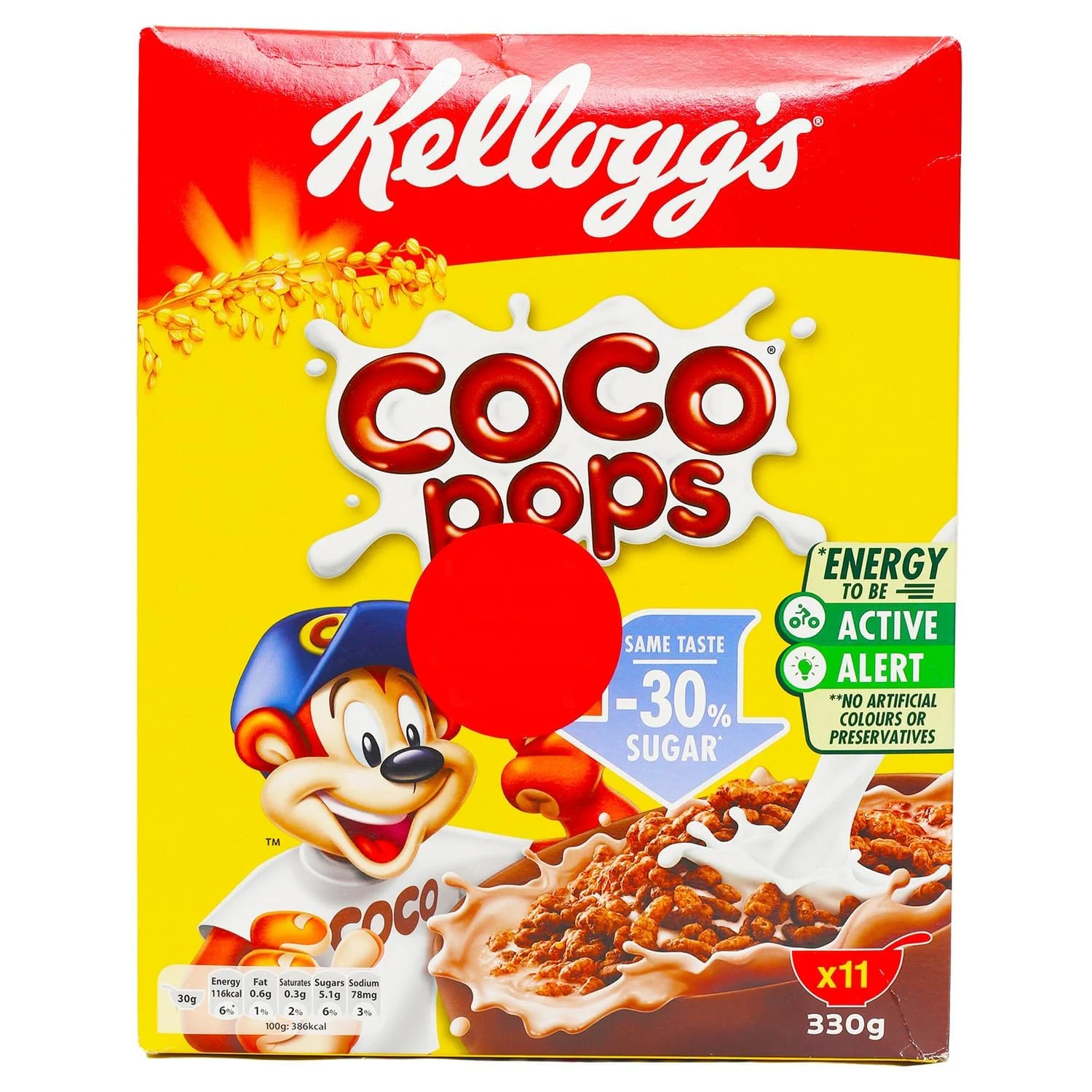 coco pops less sugar 1